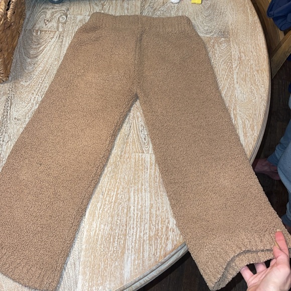 SKIMS Kids Cozy Knit tank and pants, size 8/10 tan - Picture 4 of 4